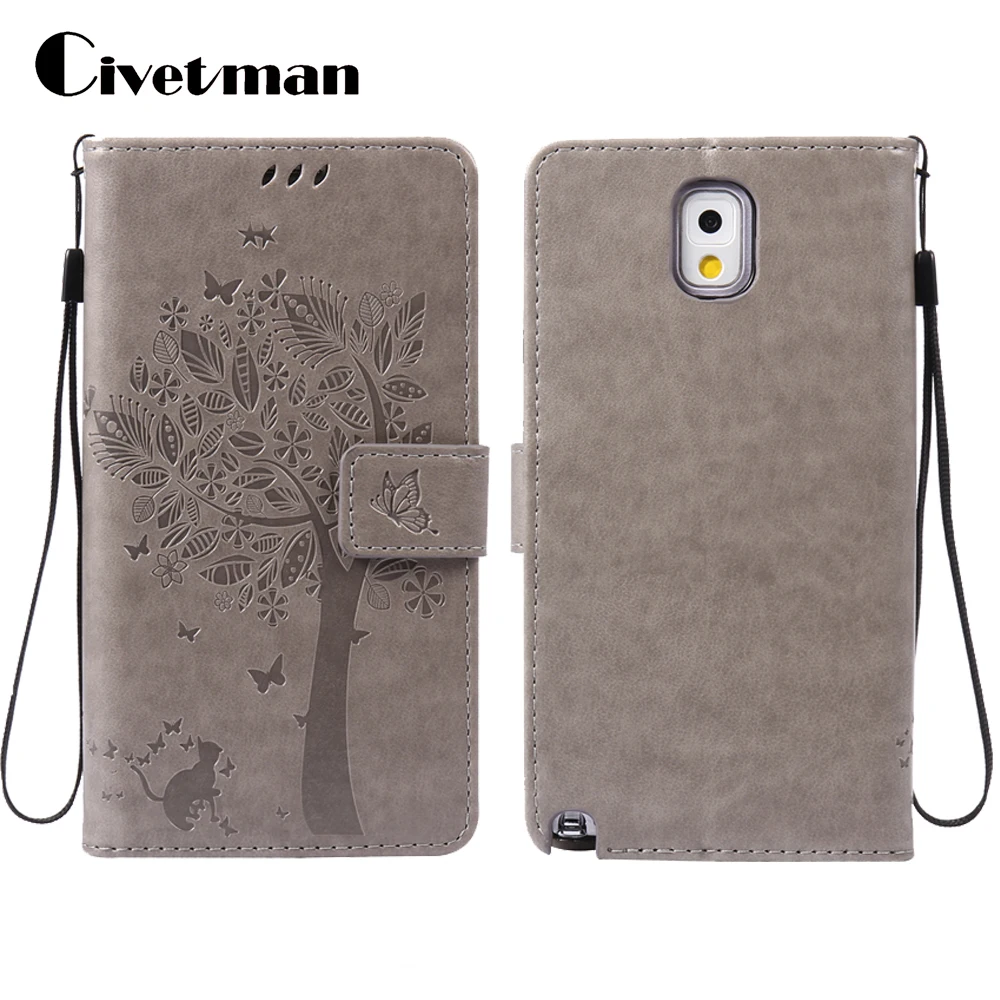 Чехол для телефона Samsung Galaxy Note 3 SM Note3 N9000 N9005 флип чехол из искусственной кожи и ТПУ