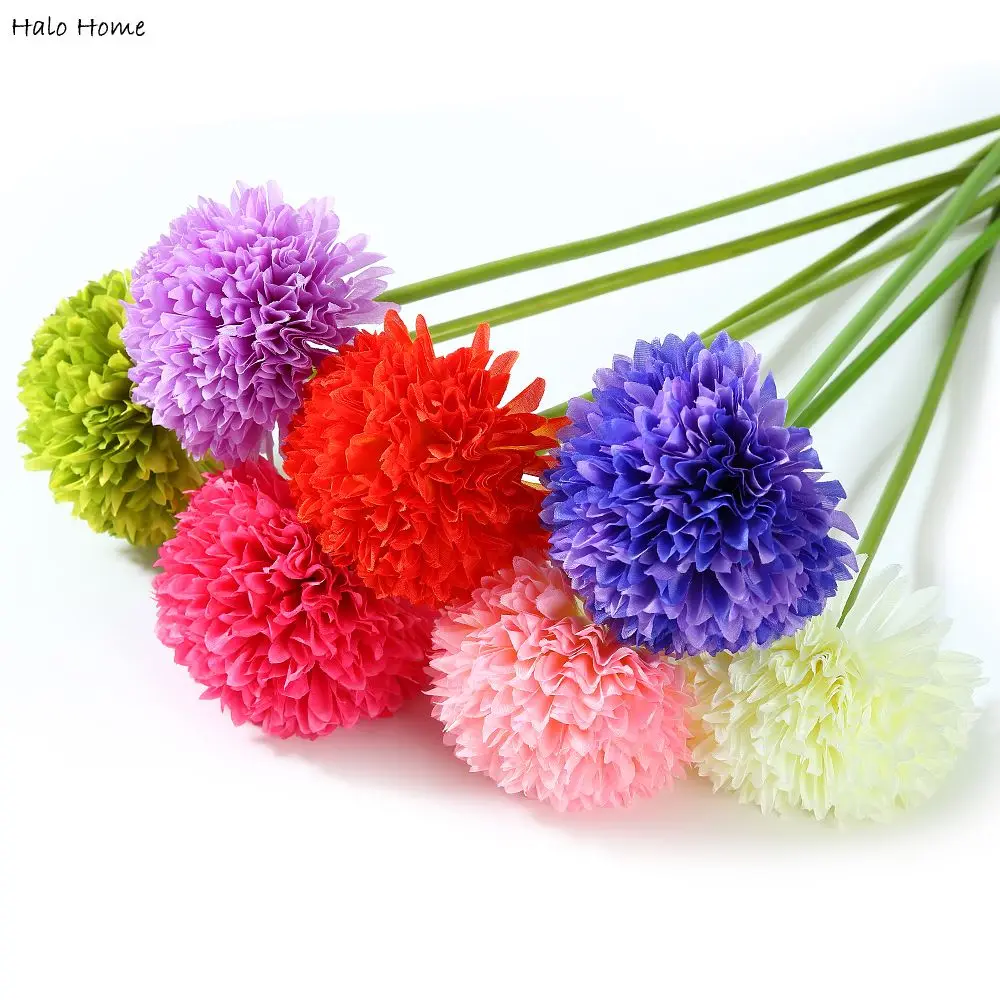 1 ветка искусственный цветок фиолетовая Гортензия для общественных мест