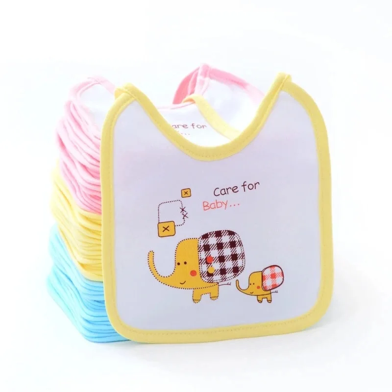 FHADST Baby Bibs Toddler Waterproof Kid Cotton Burp Cloths Newborn Towel Clothing Babies Saliva Towels baberos babetes Bib | Детская