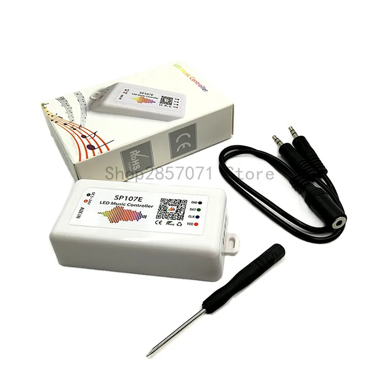 WIFI Bluetooth SP107E Pixel IC SPI музыкальный светодиодный контроллер через приложение для
