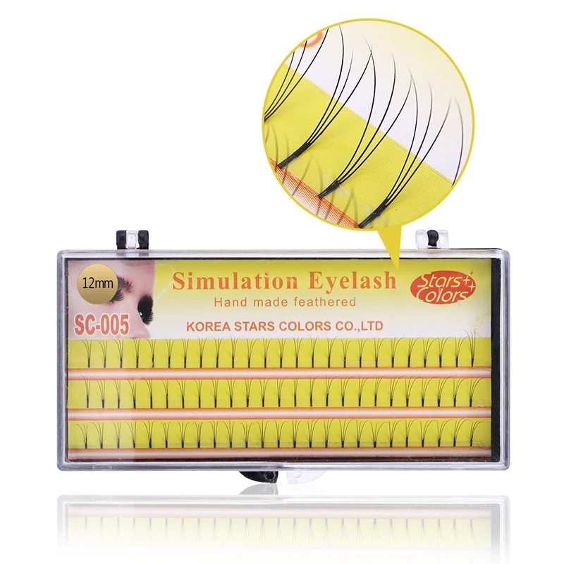 Объемные ресницы из искусственной норки с завитками удлиненные индивидуальные