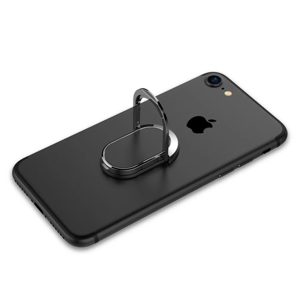 For iPhone 8 7 Case 360 Degree Rotating Ring Kickstand Shockproof Can work with Magnetic Car Mount case |