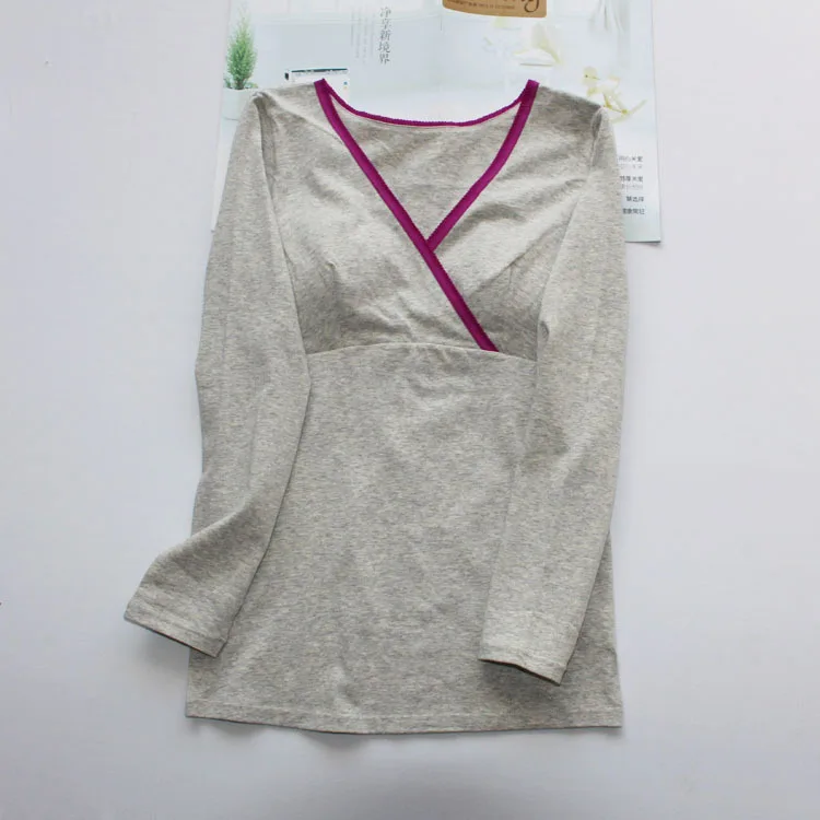 Fashion Maternity Clothes long sleeve tops Nursing top Breastfeeding for Pregnant Women T-shirt | Мать и ребенок