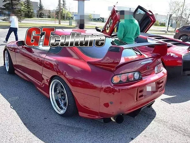 Подходит для лезвия из углеродного волокна 93-02 Supra JZA80 Задний спойлер крыла