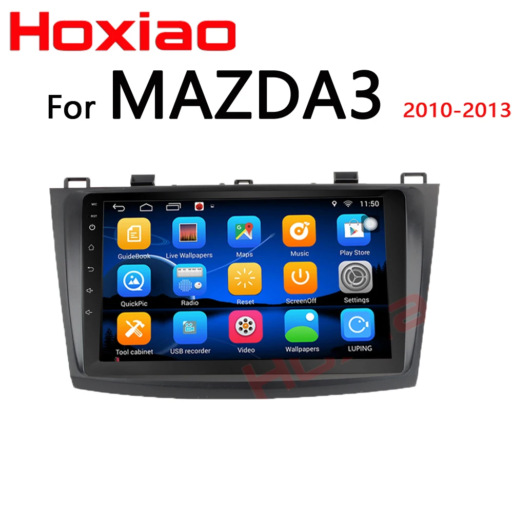 2 DIN радио для MAZDA 3 2010 2011 2012 2013 9 дюймов 1024*600 автомобиля Android WIFI Bluetooth gps стерео