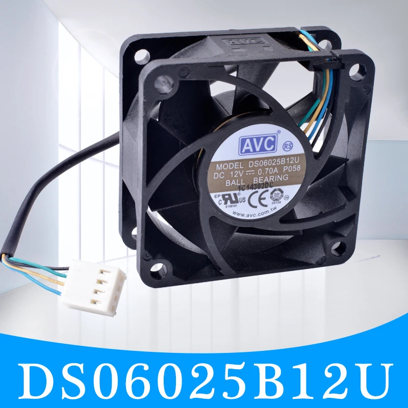 Вентилятор REVO DS06025B12U 12 В 0 70 А 60 мм 60x60x25 4 провода контакта|cooling fan|computer cpu fancomputer fan |