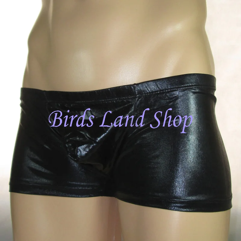 Сексуальные мужские трусы с низкой посадкой, черный контурный мешочек G1033, цвет металлик, серебристый