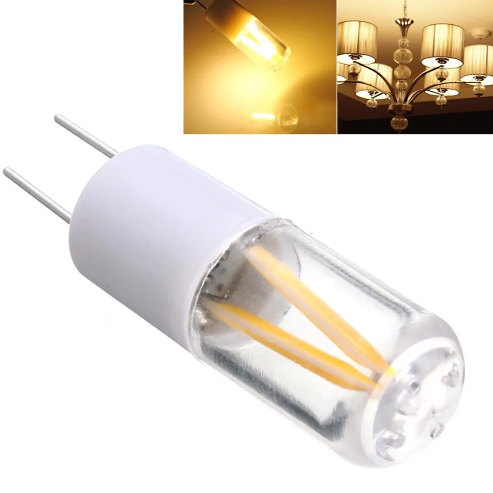 G4 AC / DC 12V 1 5 W COB Светодиодный точечный светильник лампа теплый белый/холодный