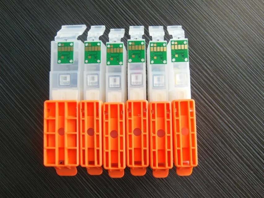 Картридж Einksho6pcs для canon многоразовый чернильный картридж Canon PIXMA MG6340 MG7140 iP8740 MG7540