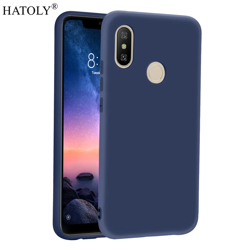 Чехол для Xiaomi Redmi Note 6 Pro чехол мягкая резиновая броня чехол-бампер телефона |