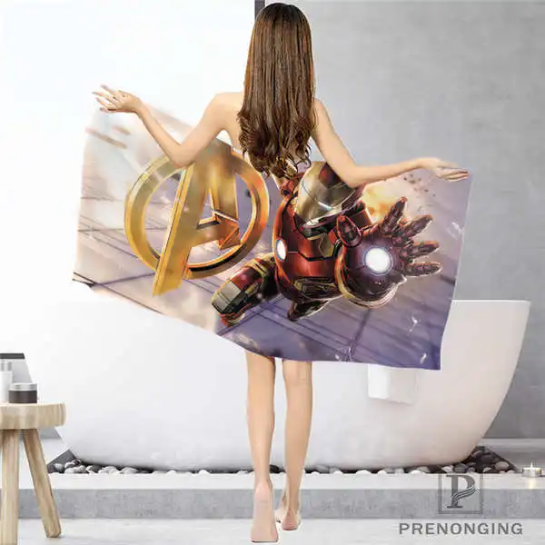 Face or Bath Towel На заказ iron_man тряпка для ванной комнаты полотенце s полотенце для лица/банное полотенце для душа Размер s 33x74 см/72x143 см#18-12-16-01 - Цвет: Face or Bath Towel