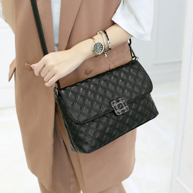 Новинка 2017 Женская сумка диких простой Tide Посланник дамские сумки Сумка Высокое