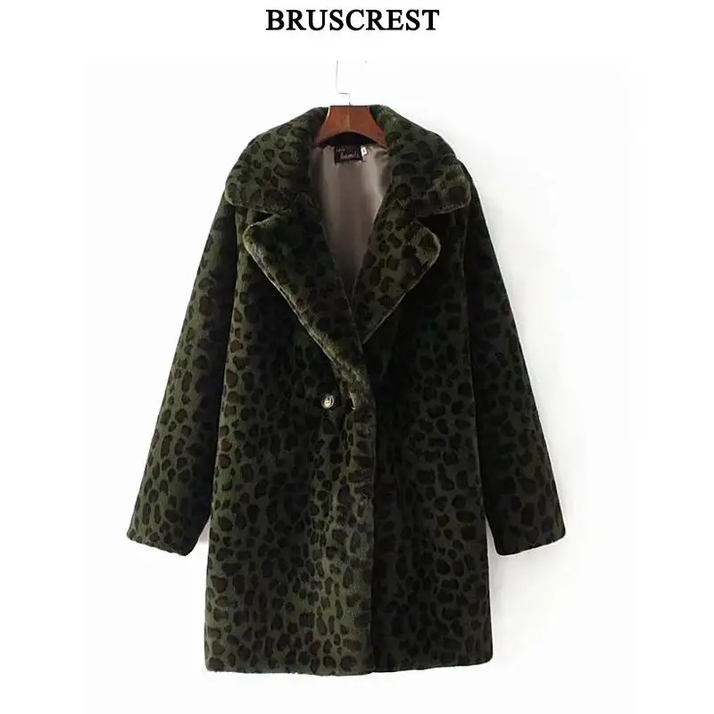 Chaquetas Mujer 2019 зимняя куртка женская длинная леопардовая расцветка пальто из