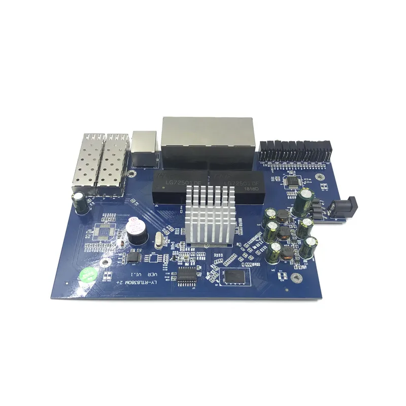 IP Management 8-port 10/100/1000Mbps PoE Ethernet Switch Module Managed with 2 Gigabit SFP Slots gigabit switch | Компьютеры и офис