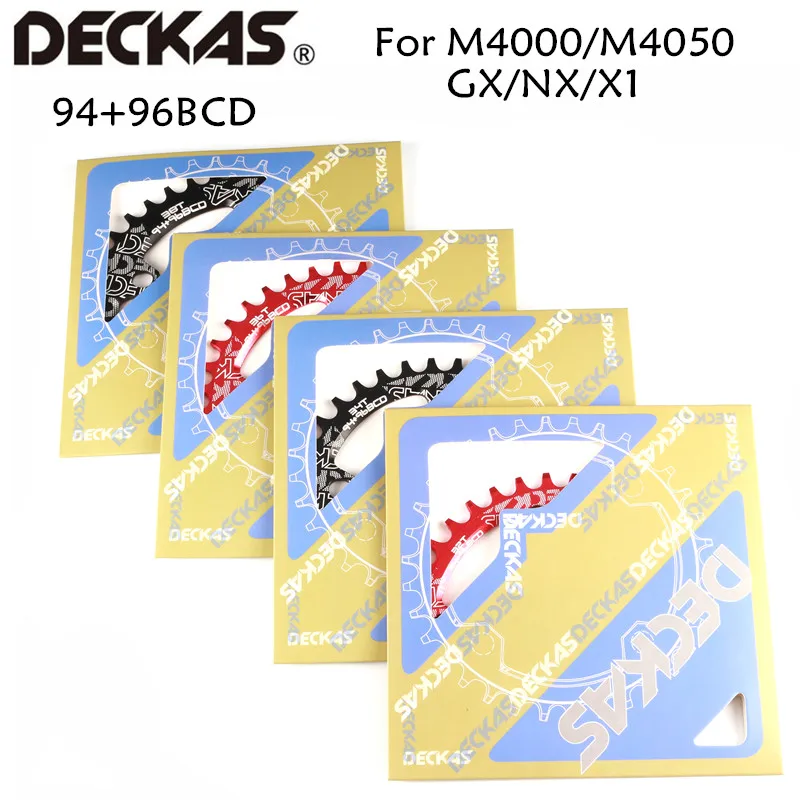 Звездочка велосипедная DECKAS 94 + 96 BCD круглая овальная для горных велосипедов M4000 M4050