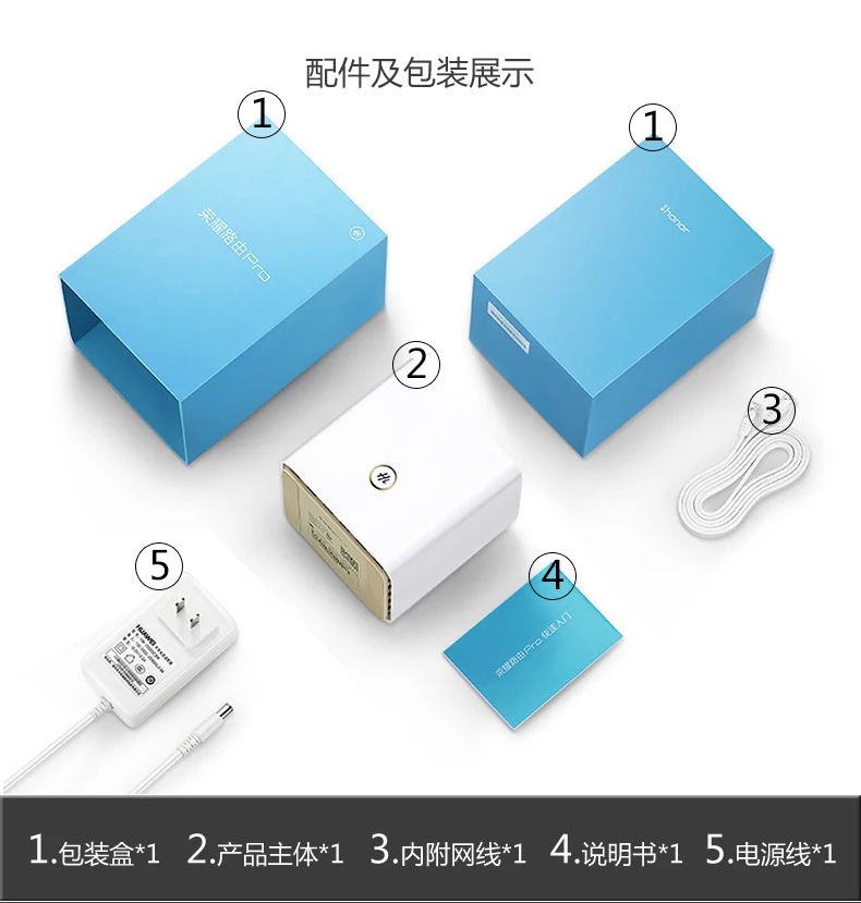 huawei Honor Router Pro WS851 двухдиапазонный WiFi 2,4 ГГц 300 Мбит/с+ 5 ГГц 867 Мбит/с домашний умный маршрутизатор WiFi