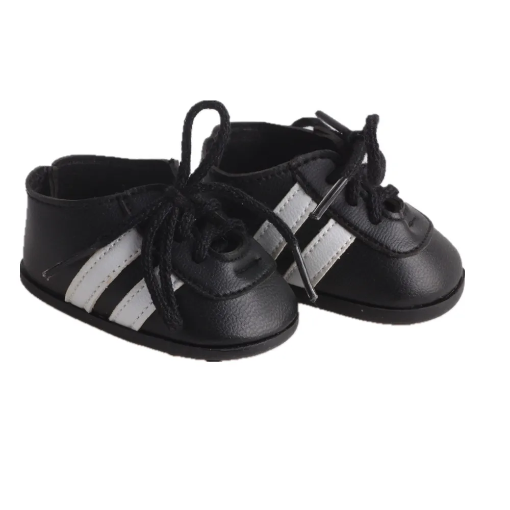 Новые черные кроссовки LUCKDOLL 18 дюймов американская кукла 43 см аксессуары для