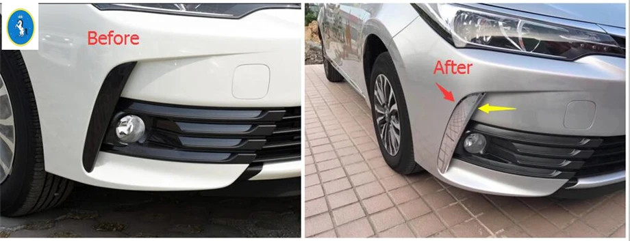 Yimaautotrims авто аксессуары для наружного переднего лица противотуманный светильник