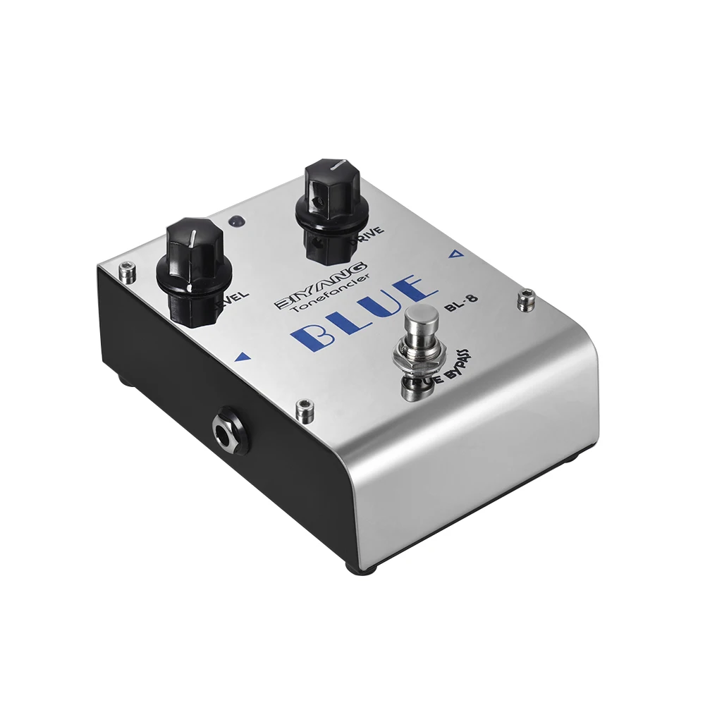 BIYANG BL 8 гитарная педаль Tonefacier серии Blues Overdrive True Bypass металлический корпус для