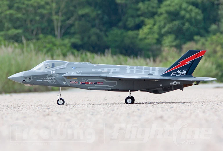 Freewing EPO F 35A Lightning 70 мм EDF JET Plane с дистанционным управлением модель бойцов 35 F35