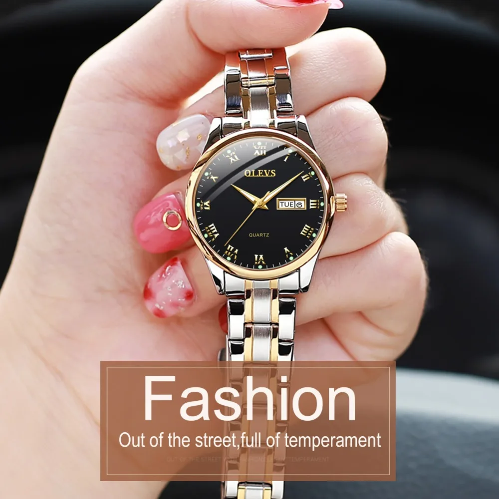 OLEVS женские часы uhr деловые повседневные montre femme marque de luxe 2017 horloge bayan kad n kol saatleri |