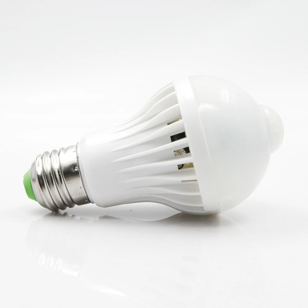 Светодиодная лампа E27 с PIR датчиком движения 220 В 5 Вт 7 9 Вт|e27 led lamp|led lampled lamp bulb |