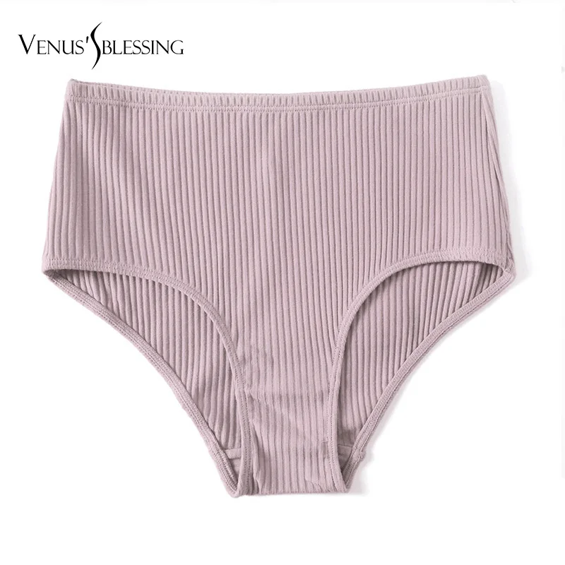 VENUS'S blession, новая мода, женские трусы с высокой талией из чистого хлопка, трусы для девушек, нижнее белье, сексуальное женское нижнее белье, трусы