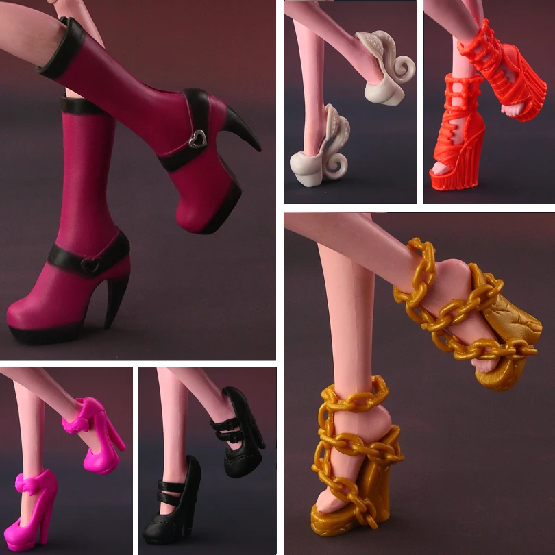 Новинка 2021 оригинальная обувь для кукол Monster high в нескольких стилях модные