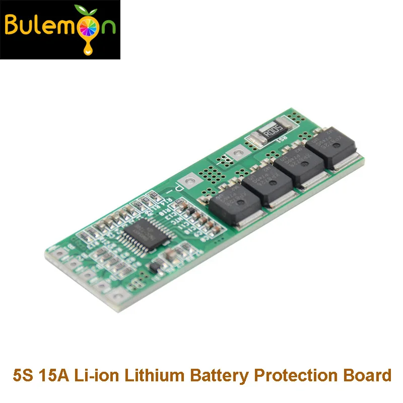 2 шт./лот 5S 15A литий-ионный литиевый аккумулятор BMS 18650 Защитная плата для зарядного устройства 18 в 21 в схема защиты сотового устройства