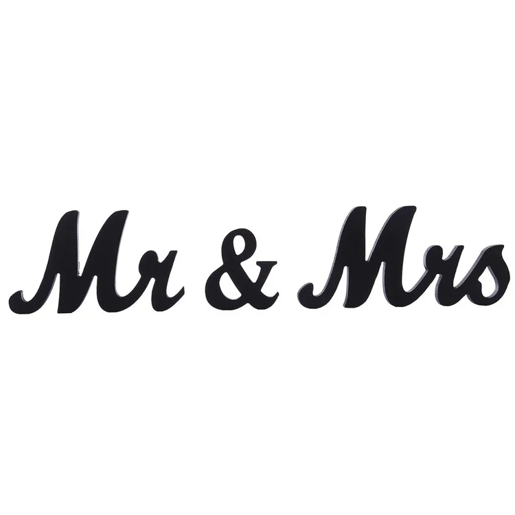 Фотофоны свадьбы в деревянном элегантные MR &amp миссис вечерние украшения