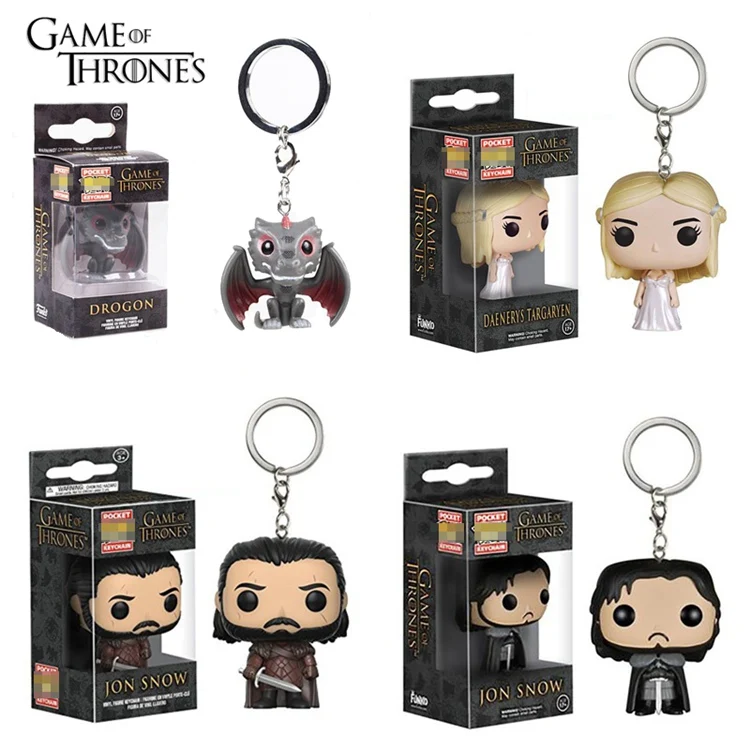 FUNKO POP Игра престолов брелок игрушки коллекционные белые ходунки Давос ночной