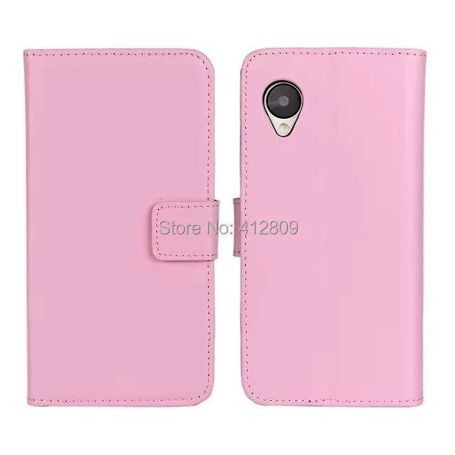 Модный чехол-кошелек из натуральной кожи с подставкой для LG E980 Google Nexus 5 D820