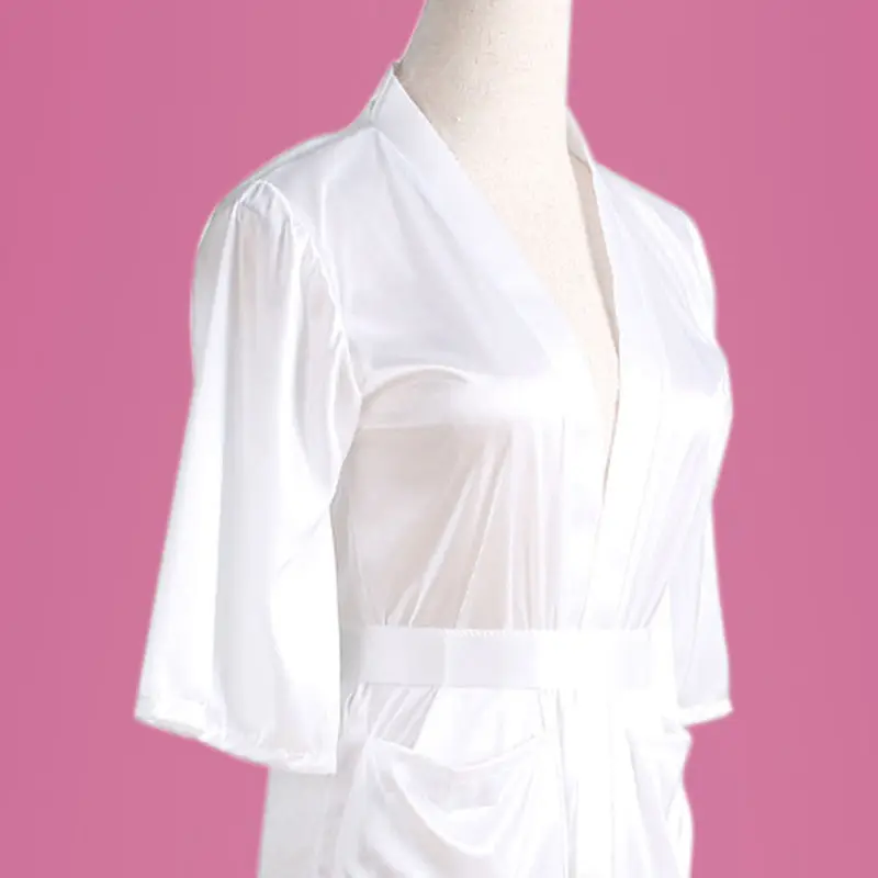 Женское нижнее белье кружевное сатиновое ночная рубашка|Халаты| |