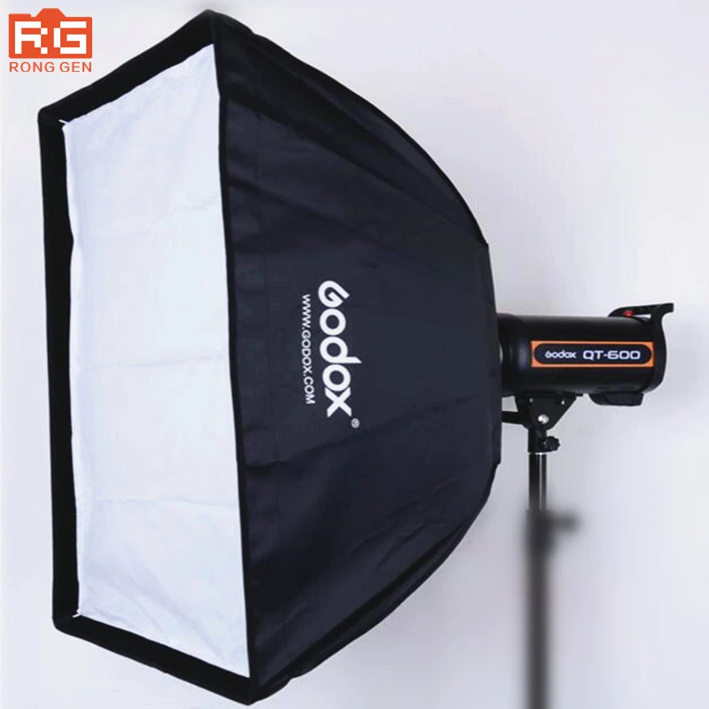 Godox 70x100 см Прямоугольный софтбокс для фотостудии с зонтиком и калибром Bowens Speedlite