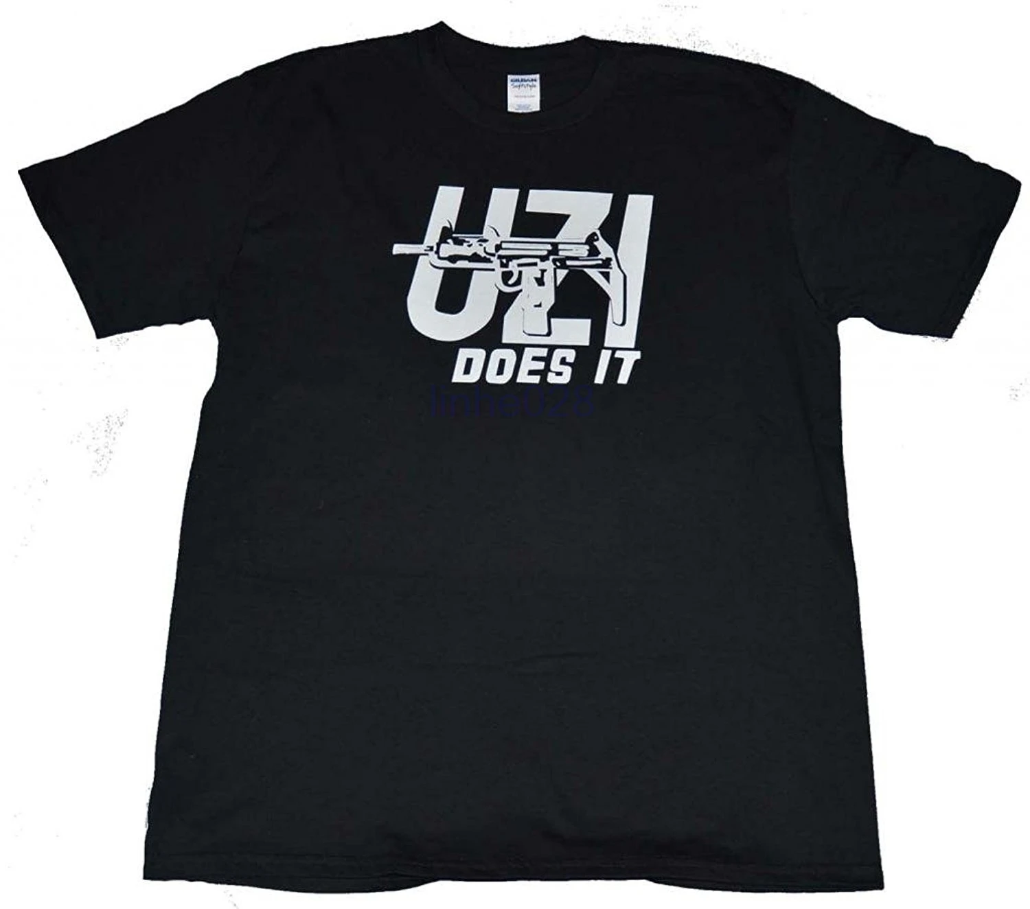 Забавная одежда Повседневная футболка с коротким рукавом Uzi Does It забавная