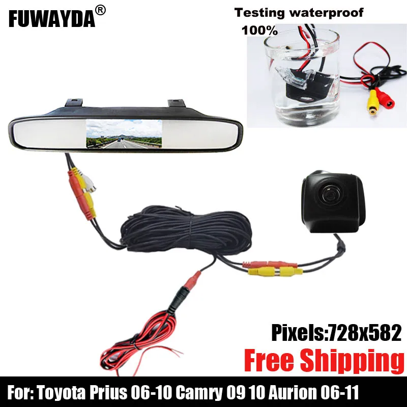 

4.3 inch Color TFT LCDCar Camera Monitor +SONY HD CCD Car Car Parking Reverse Camera for Toyota Prius 06-10/ Camry 09 10/ Aurion