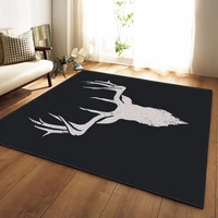 modern 3d carpet christmas deer living room carpet bedroom rug kids play mat soft flannel memory foam kitchen area rugs doormat