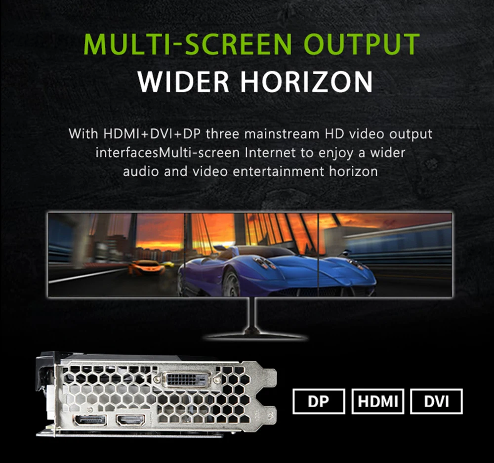 Видеокарта MAXSUN GTX 1660Ti Terminator 6G NVIDIA GDDR6 192bit 12000MHz 1500MHz HDMI+ DVI 12nm 1536 шт GTX1660Ti