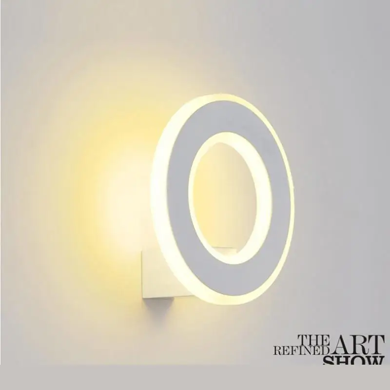 Макияж светодиодный Круглый Крытый настенный светильник пост современный