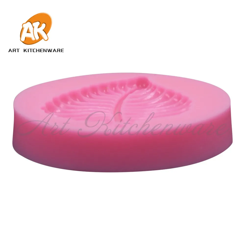 

One Large Banana Leaf Pattern 3d Silicone Molds Sugarcraft Handmade Fondant Soap Molds for Cake Decorating Baking Tools SM-175