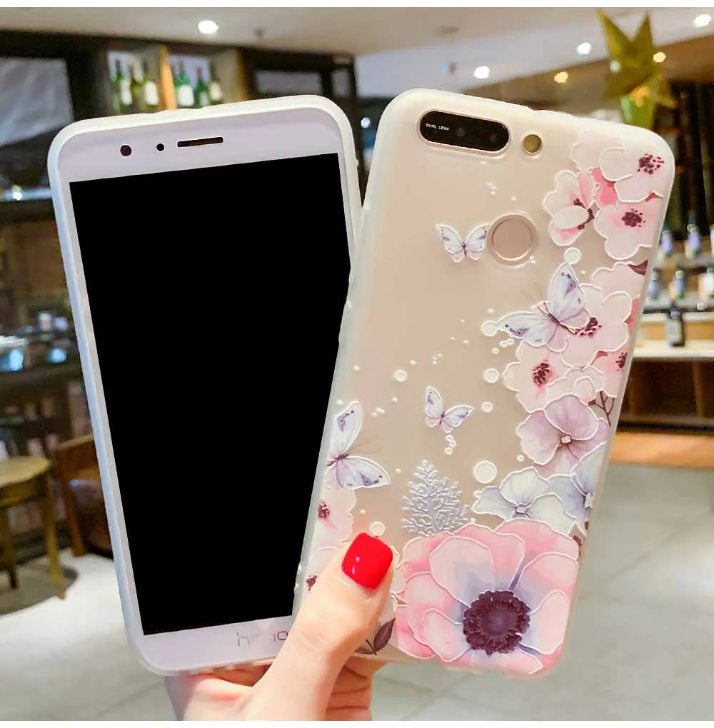 Чехол для huawei P30 P20 P10 P9 P8 Коврики 20 10 Lite Pro P Smart Honor 9 10 Lite 6X 7X Nova 2i плюс 3E 3D рельефный чехол из ТПУ