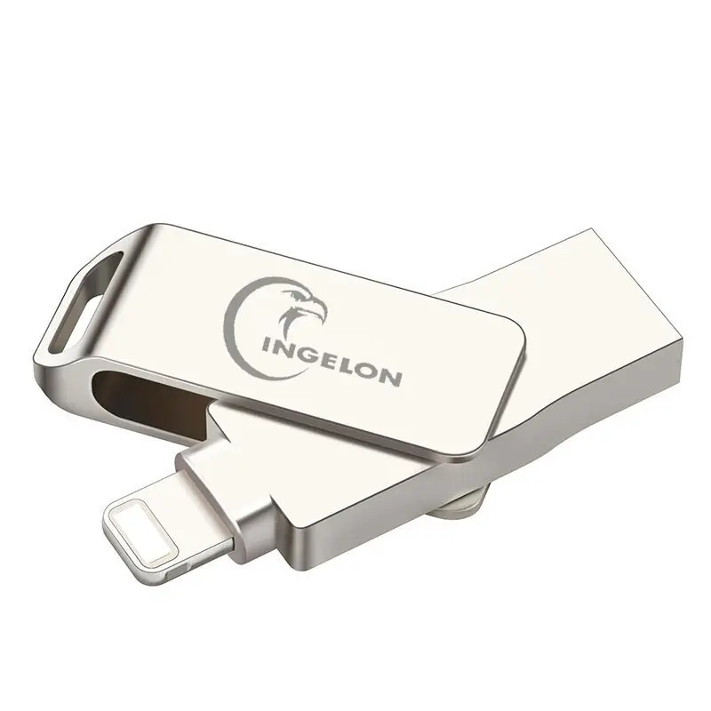 USB флэш накопитель для iPhone X/8/7 Plus/6 Plus/6s/11/SE/ipad флеш 32 Гб 64 128 ГБ mini с логотипом диск на