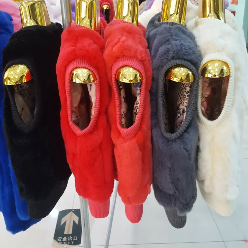 Детская одежда из кроличьего меха Новые брендовые зимние с мехом кроличьей