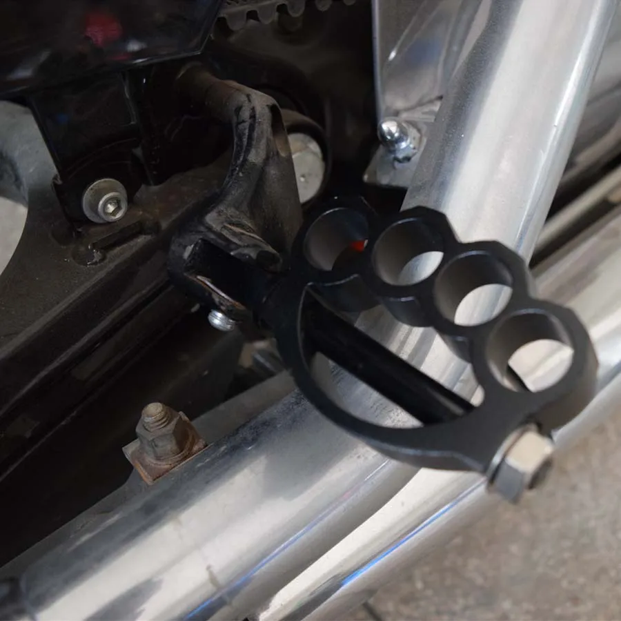 Черная подставка для ног с ЧПУ Harley|harley footpegs|footpegs harleyharley brass |