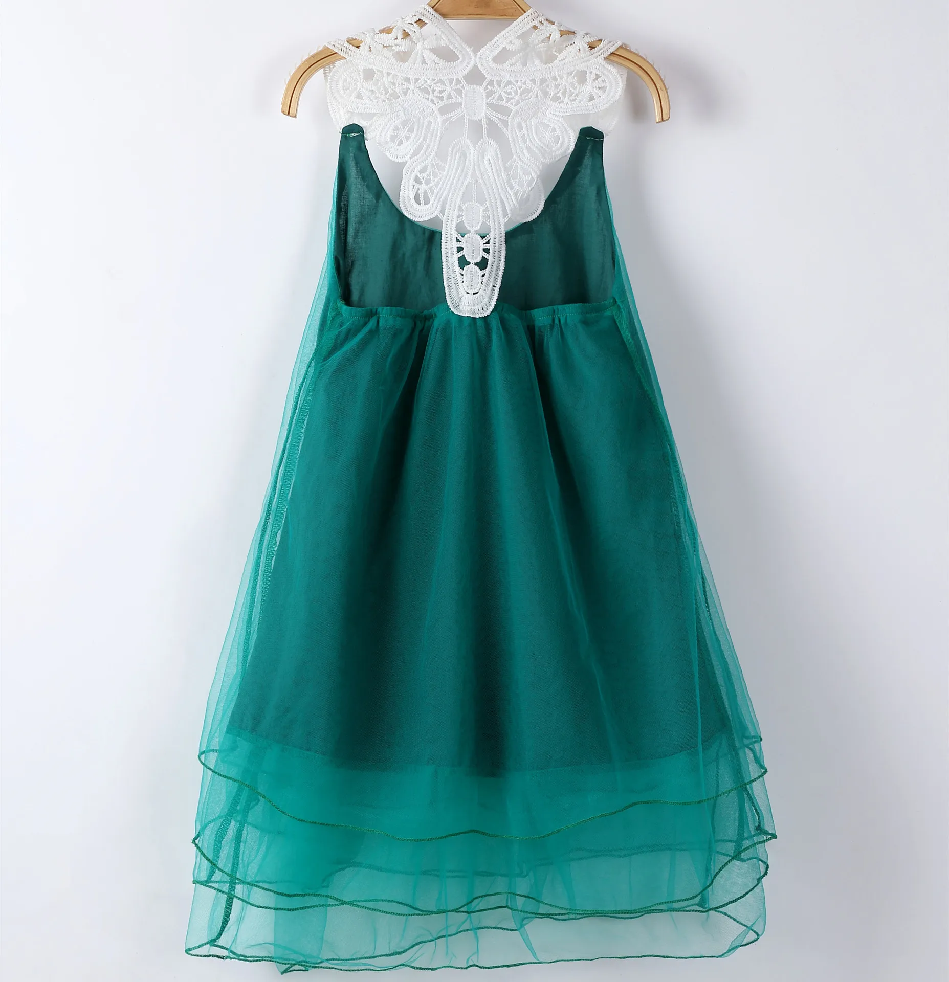 Kids Girls lace embroidery Dress Baby Girl beading Birthday Party Dresses Children Fancy Princess Ball Gown Wedding Clothes | Детская