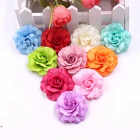 10pcslot artificial silk mini rose flower head wedding home decoration diy garland scrapbook gift box craft fake flower