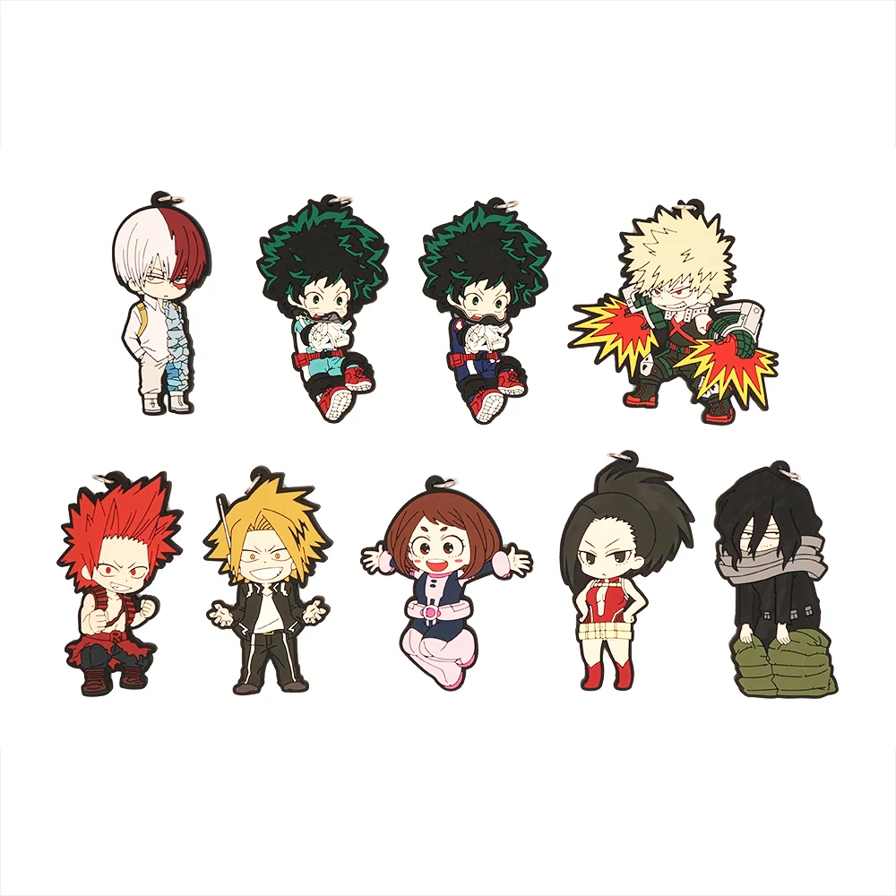 Мой герой Академия аниме Izuku Midoriya Deku Bakugo Katsuki Todoroki Shoto Eijiro Shota Aizawa резиновый ремешок