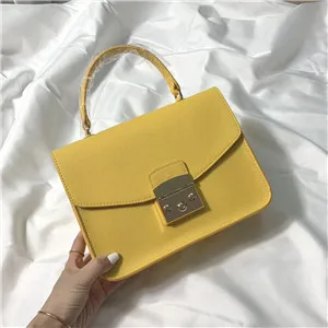 Известный бренд сумки для женщин Bolsa Feminina Sac основной сумки через плечо Деловые женские сумки новые - Цвет: Yellow