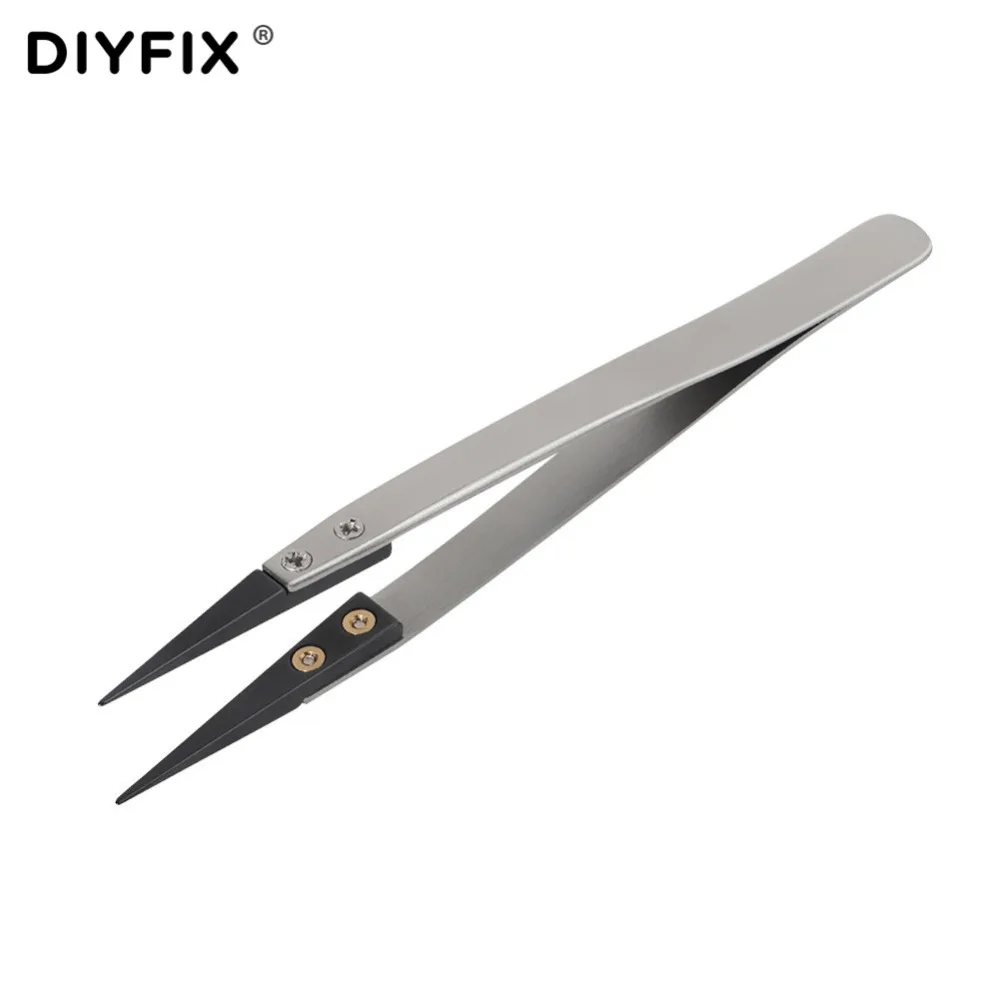 Керамические пинцеты из нержавеющей стали DIYFIX антистатические термостойкие
