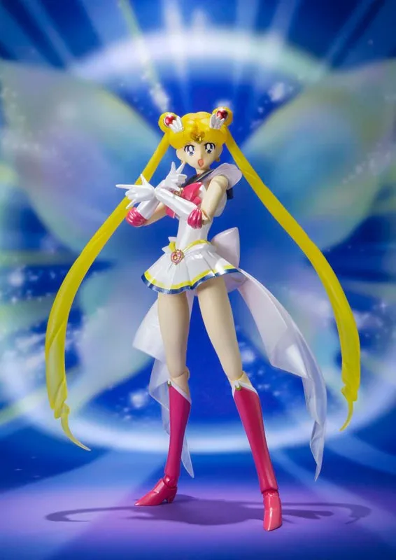 PrettyAngel-Подлинная Bandai Tamashii S. H. Figuarts Довольно Хранитель Сейлор Мун 20th ПВХ Супер Сейлор Мун фигурка